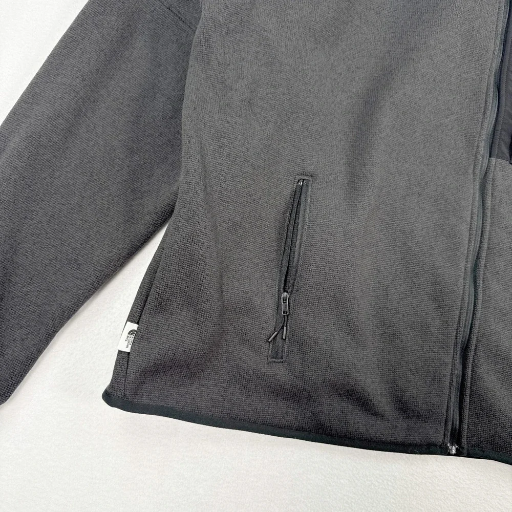 The North Face Front Range Fleece Jacket Size XXL Men TNF Black Heather Full Zip